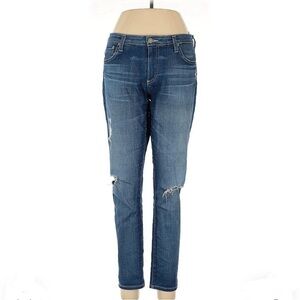 AG Adriano Goldschmied The Stilt Jeans 31R Distressed Boyfriend Fit High Rise